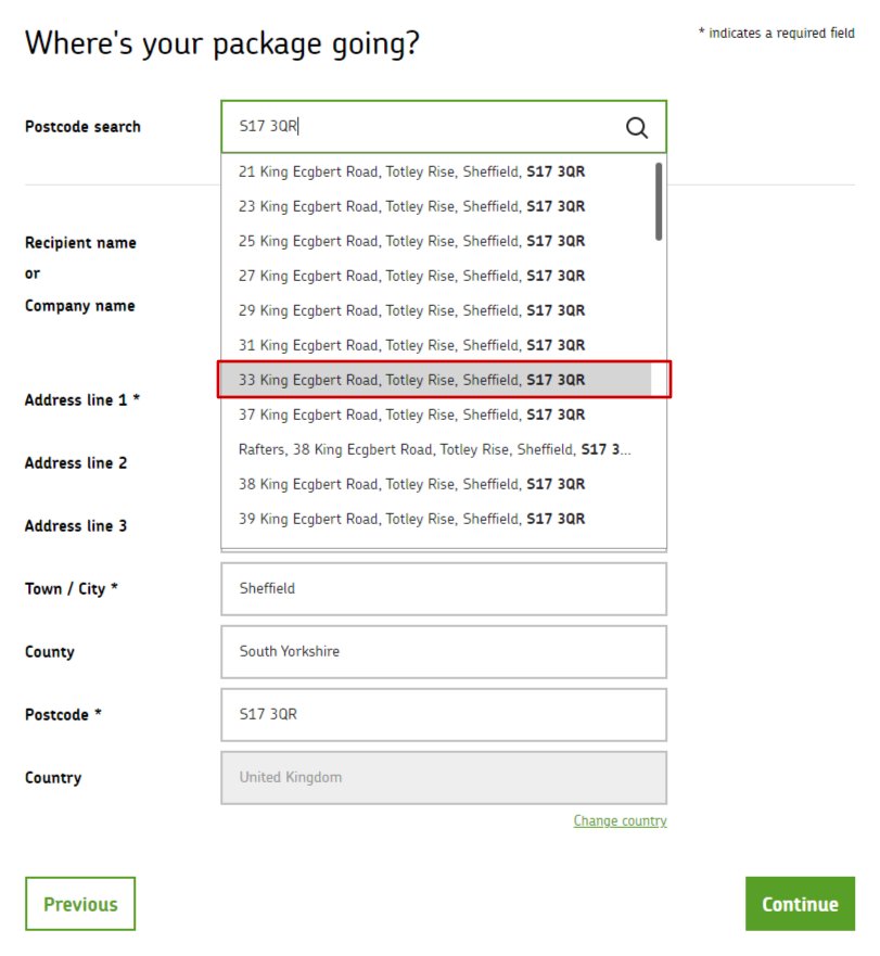 sending package 4