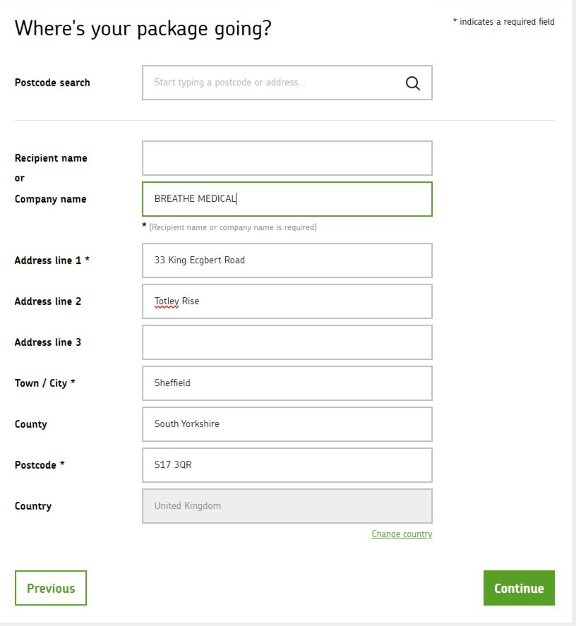 sending package 5